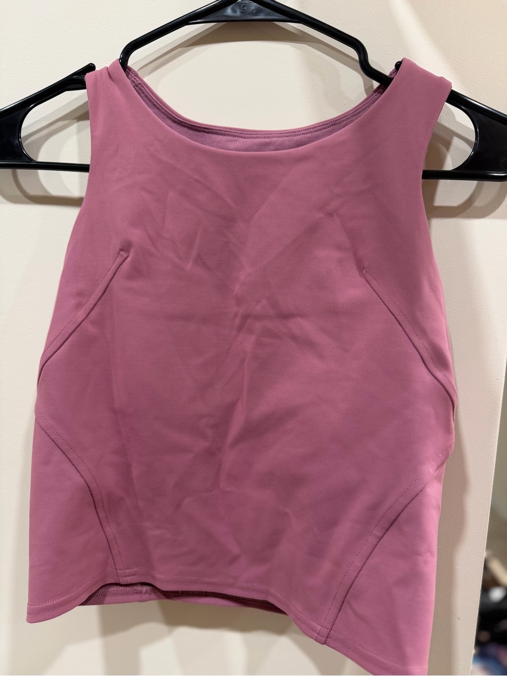 lululemon pink rose wunder train racerback Tank top